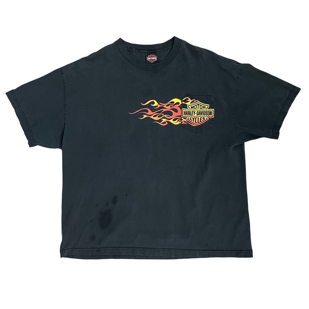 Harley-Davidson St Joe Missouri Jesse James Graphic Pocket T-Shirt Mens Black XL